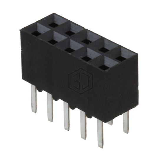 535542-5 - TE Connectivity AMP Connectors - Rectangular Connectors - Headers, Receptacles, Female Sockets