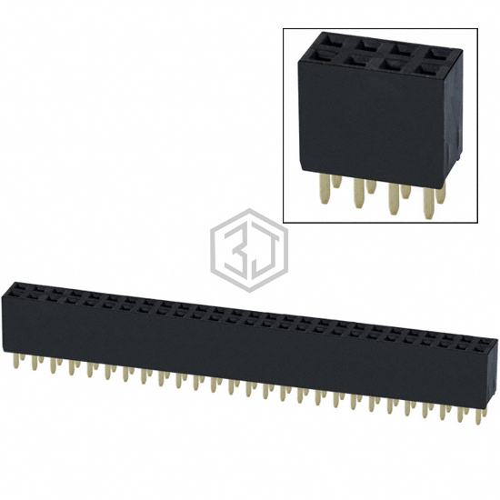 PPPC272LFBN-RC - Sullins Connector Solutions - Rectangular Connectors - Headers, Receptacles, Female Sockets