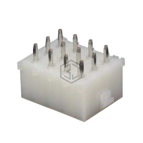 350991-4 - TE Connectivity AMP Connectors - Rectangular Connectors - Headers, Receptacles, Female Sockets