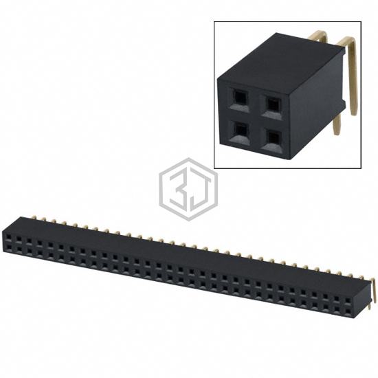 PPPC322LJBN-RC - Sullins Connector Solutions - Rectangular Connectors - Headers, Receptacles, Female Sockets