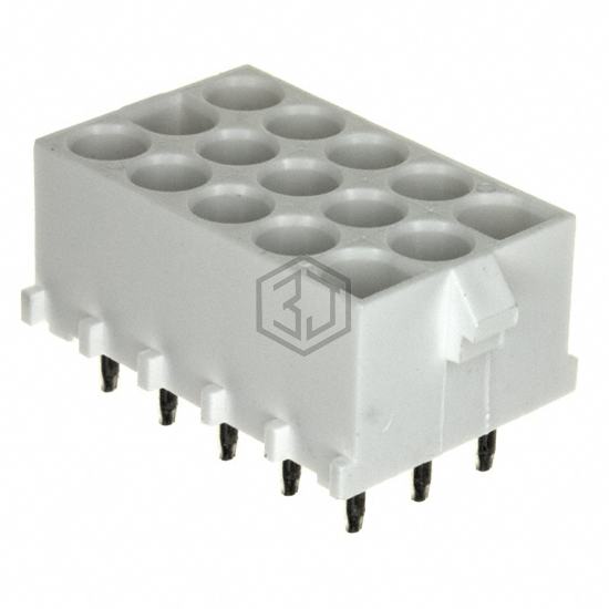 350837-1 - TE Connectivity AMP Connectors - Rectangular Connectors - Headers, Receptacles, Female Sockets
