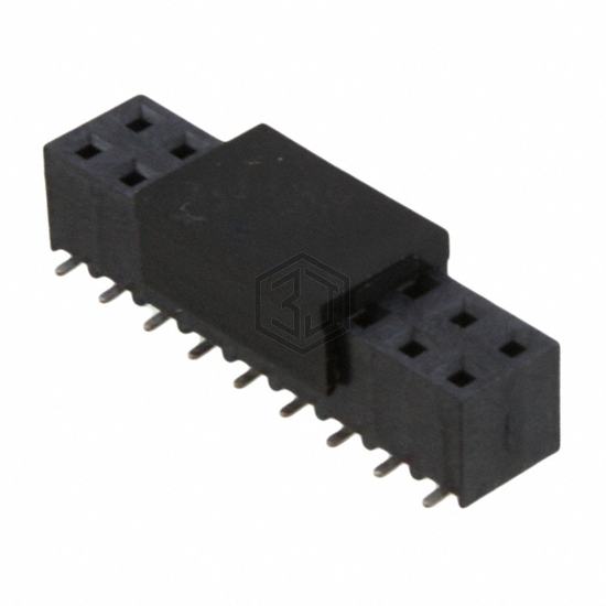 966218-2000-AR-PR - 3M - Rectangular Connectors - Headers, Receptacles, Female Sockets