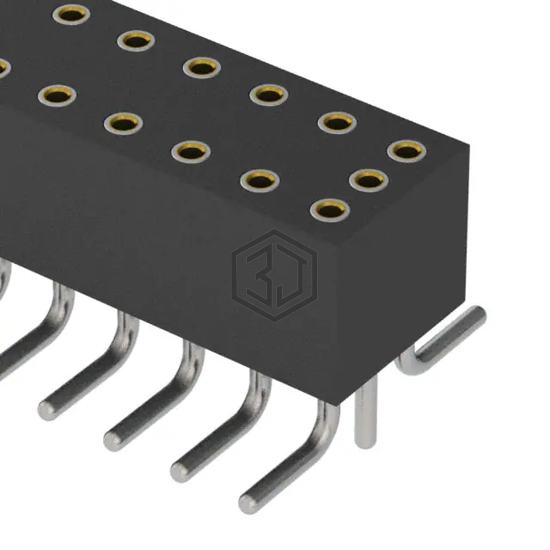 853-83-022-30-051101 - Preci-Dip - Rectangular Connectors - Headers, Receptacles, Female Sockets