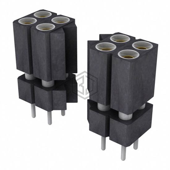 803-83-060-10-216101 - Preci-Dip - Rectangular Connectors - Headers, Receptacles, Female Sockets