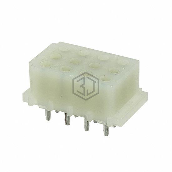 350578-1 - TE Connectivity AMP Connectors - Rectangular Connectors - Headers, Receptacles, Female Sockets