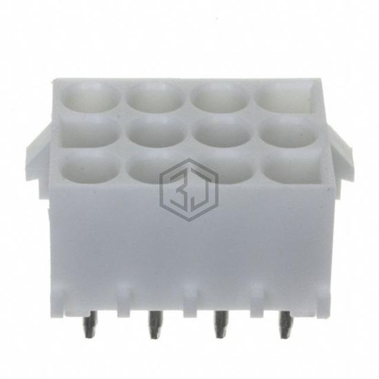 350836-4 - TE Connectivity AMP Connectors - Rectangular Connectors - Headers, Receptacles, Female Sockets