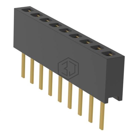 MMS-109-01-H-SV - Samtec Inc. - Rectangular Connectors - Headers, Receptacles, Female Sockets