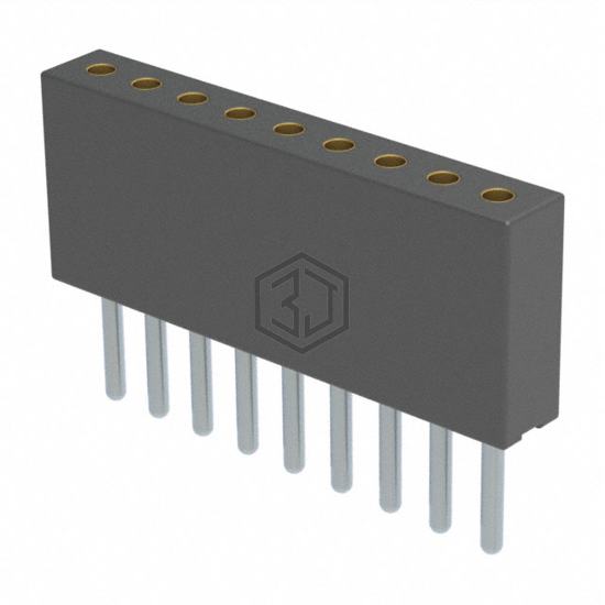 851-47-009-10-002000 - Mill-Max Manufacturing Corp. - Rectangular Connectors - Headers, Receptacles, Female Sockets