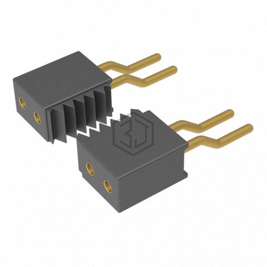 851-13-038-40-001000 - Mill-Max Manufacturing Corp. - Rectangular Connectors - Headers, Receptacles, Female Sockets