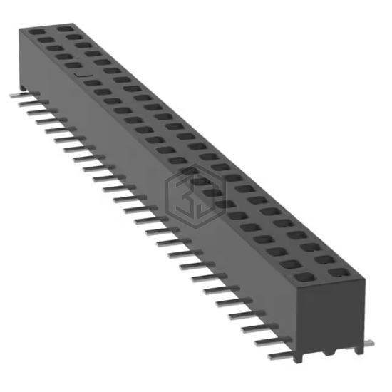 MMS-125-02-L-DV-39 - Samtec Inc. - Rectangular Connectors - Headers, Receptacles, Female Sockets