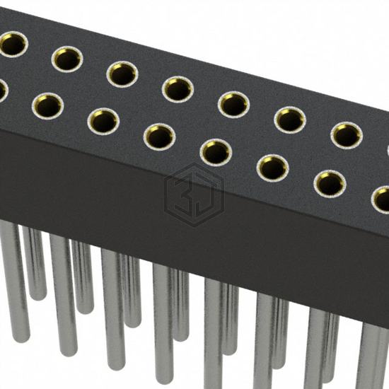 853-41-038-10-021000 - Mill-Max Manufacturing Corp. - Rectangular Connectors - Headers, Receptacles, Female Sockets