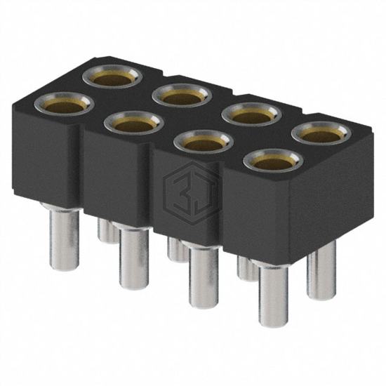 835-47-008-10-001000 - Mill-Max Manufacturing Corp. - Rectangular Connectors - Headers, Receptacles, Female Sockets