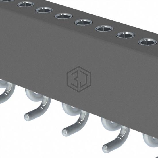 851-44-024-30-002000 - Mill-Max Manufacturing Corp. - Rectangular Connectors - Headers, Receptacles, Female Sockets