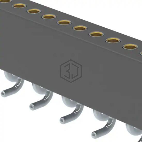 851-93-020-30-002000 - Mill-Max Manufacturing Corp. - Rectangular Connectors - Headers, Receptacles, Female Sockets