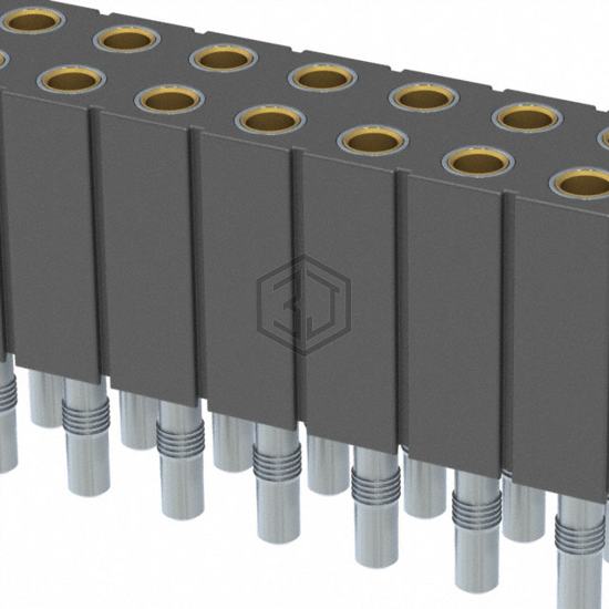 803-93-018-62-001000 - Mill-Max Manufacturing Corp. - Rectangular Connectors - Headers, Receptacles, Female Sockets