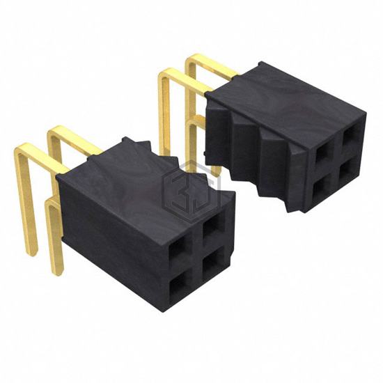 SSW-150-23-G-D-RA - Samtec Inc. - Rectangular Connectors - Headers, Receptacles, Female Sockets