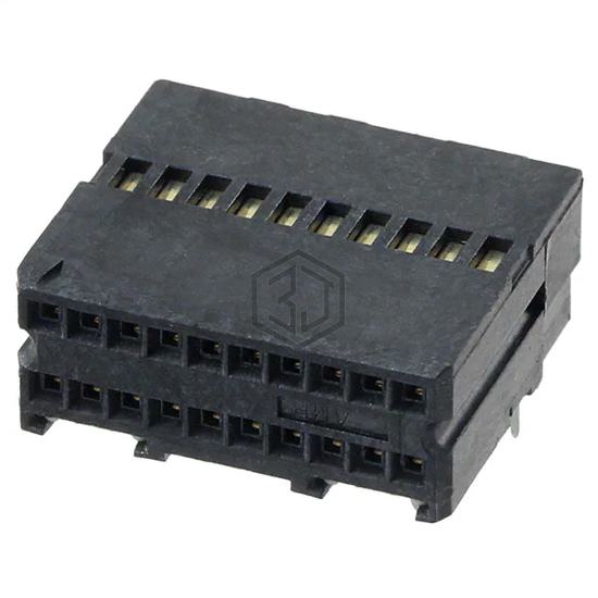 103911-2 - TE Connectivity AMP Connectors - Rectangular Connectors - Headers, Receptacles, Female Sockets