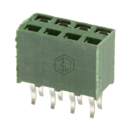 215308-4 - TE Connectivity AMP Connectors - Rectangular Connectors - Headers, Receptacles, Female Sockets