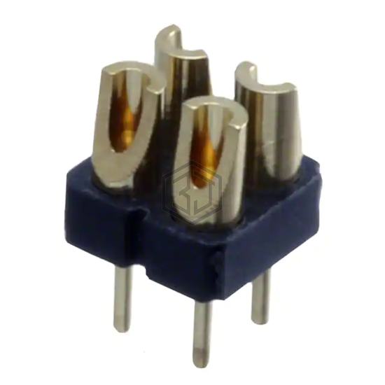 480-10-204-00-002000 - Mill-Max Manufacturing Corp. - Rectangular Connectors - Headers, Specialty Pin