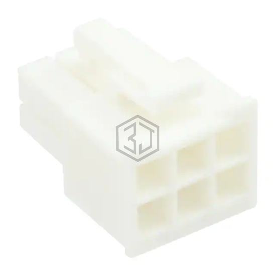 1586019-6 - TE Connectivity AMP Connectors - Rectangular Connectors - Housings