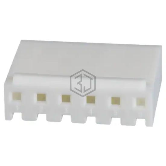 640250-6 - TE Connectivity AMP Connectors - Rectangular Connectors - Housings