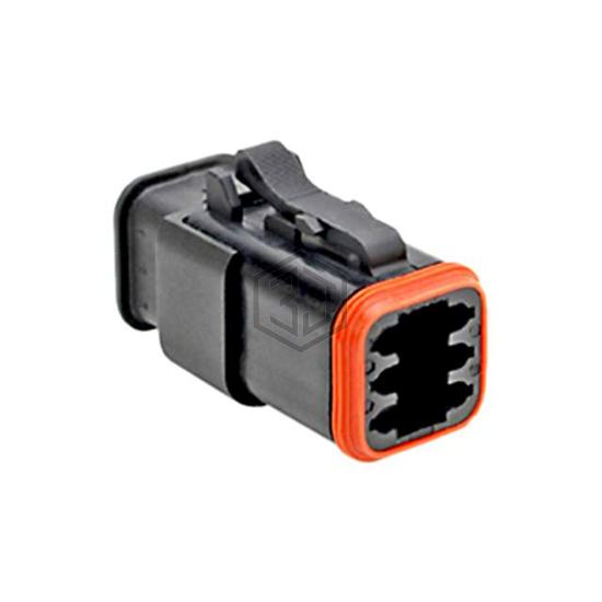 AT06-6S-SR01BLK - Amphenol Sine Systems Corp - Rectangular Connectors - Housings