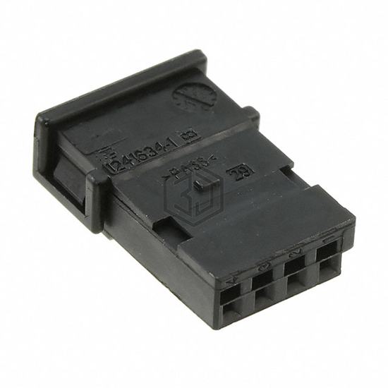 1241634-1 - TE Connectivity AMP Connectors - Rectangular Connectors - Housings