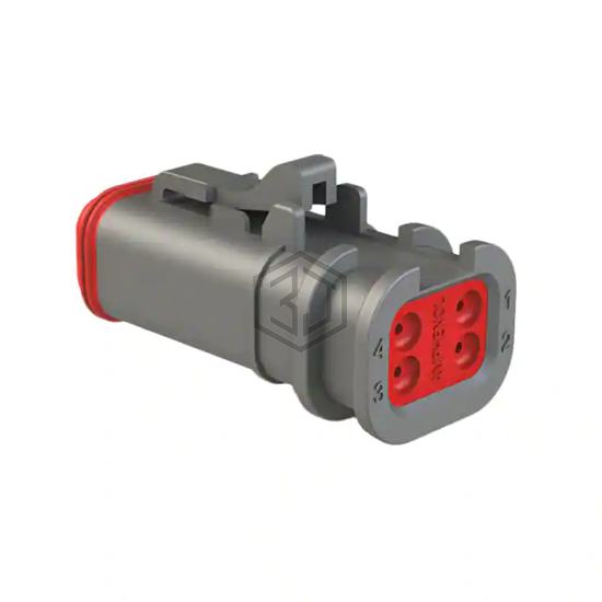 AT06-4S-OMGRY - Amphenol Sine Systems Corp - Rectangular Connectors - Housings