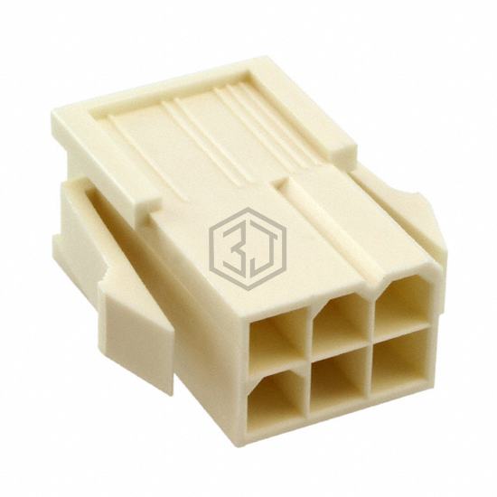 1586861-6 - TE Connectivity AMP Connectors - Rectangular Connectors - Housings