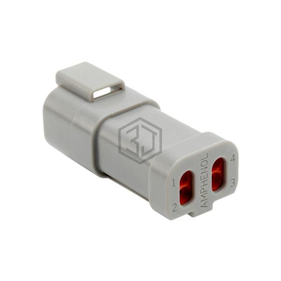 AT04-4P-SS01 - Amphenol Sine Systems Corp - Rectangular Connectors - Housings