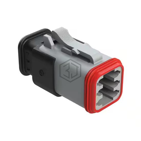 AT06-6S-SR02GRY - Amphenol Sine Systems Corp - Rectangular Connectors - Housings