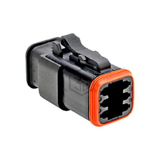 AT06-6S-SR02BLK - Amphenol Sine Systems Corp - Rectangular Connectors - Housings