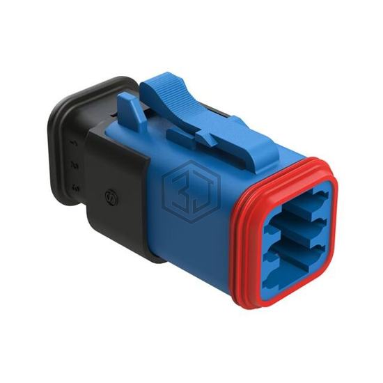 AT06-6S-SR02BLU - Amphenol Sine Systems Corp - Rectangular Connectors - Housings