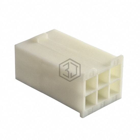 1586017-6 - TE Connectivity AMP Connectors - Rectangular Connectors - Housings