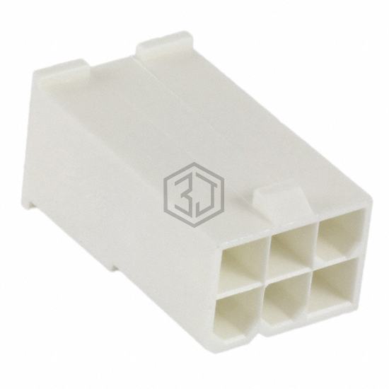 1586862-6 - TE Connectivity AMP Connectors - Rectangular Connectors - Housings