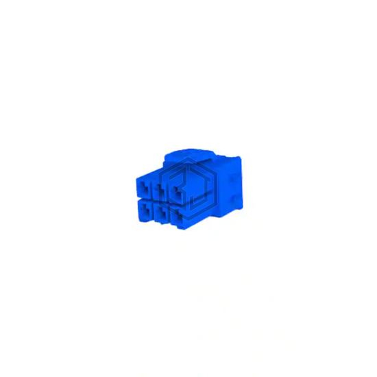368576-6 - TE Connectivity AMP Connectors - Rectangular Connectors - Housings