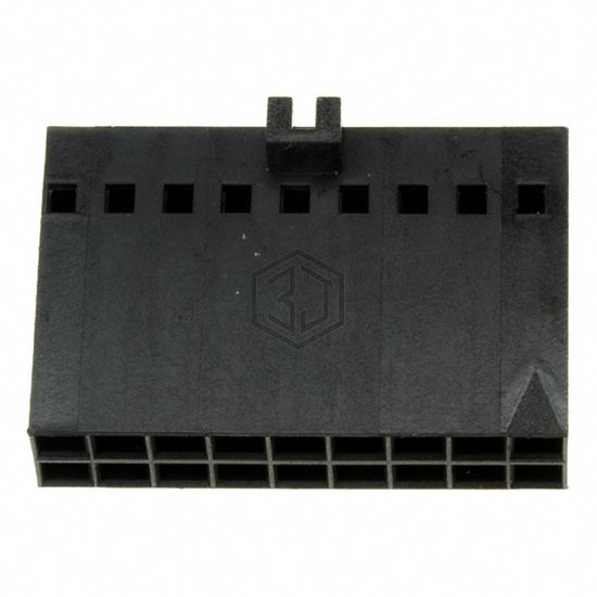 104483-2 - TE Connectivity AMP Connectors - Rectangular Connectors - Housings