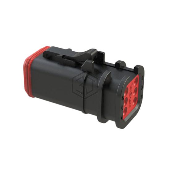 AT06-6S-OMBLK - Amphenol Sine Systems Corp - Rectangular Connectors - Housings