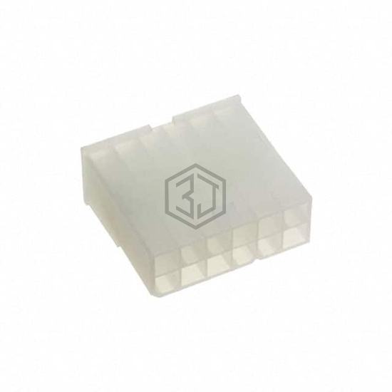 DMF-12-W-NE - Adam Tech - Rectangular Connectors - Housings