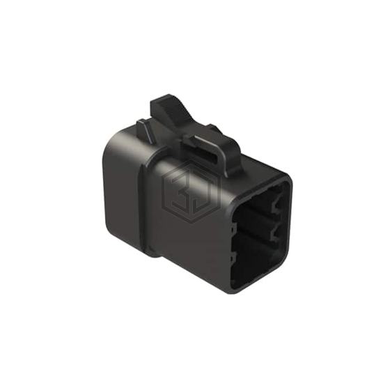 ATP06-6S-BLK - Amphenol Sine Systems Corp - Rectangular Connectors - Housings
