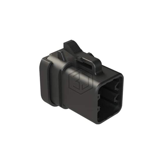 ATP06-6S-MM01BK - Amphenol Sine Systems Corp - Rectangular Connectors - Housings