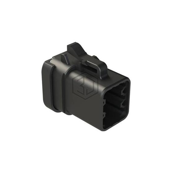 ATP06-6S-EC01BK - Amphenol Sine Systems Corp - Rectangular Connectors - Housings