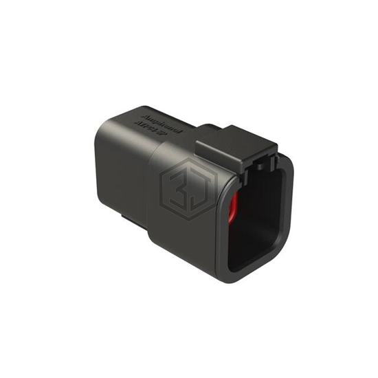 ATP04-6P-BLK - Amphenol Sine Systems Corp - Rectangular Connectors - Housings