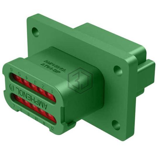 AT04-12PC-LE07 - Amphenol Sine Systems Corp - Rectangular Connectors - Housings