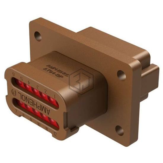 AT04-12PD-LE07 - Amphenol Sine Systems Corp - Rectangular Connectors - Housings