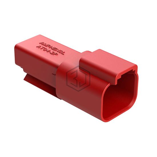 AT04-2P-RED - Amphenol Sine Systems Corp - Rectangular Connectors - Housings