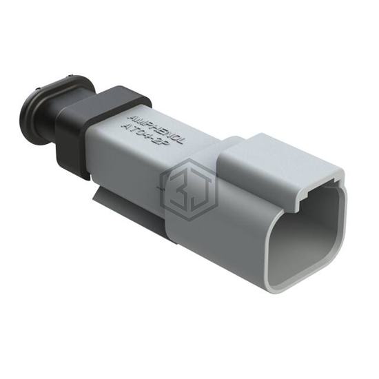 AT04-2P-SR01GRY - Amphenol Sine Systems Corp - Rectangular Connectors - Housings