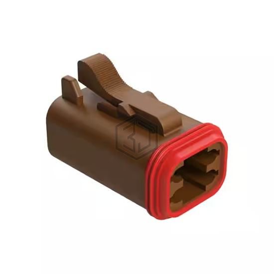 AT06-4S-BRN - Amphenol Sine Systems Corp - Rectangular Connectors - Housings