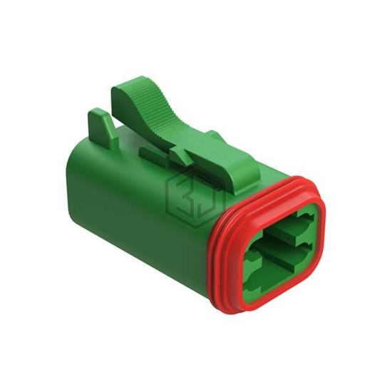 AT06-4S-GRN - Amphenol Sine Systems Corp - Rectangular Connectors - Housings