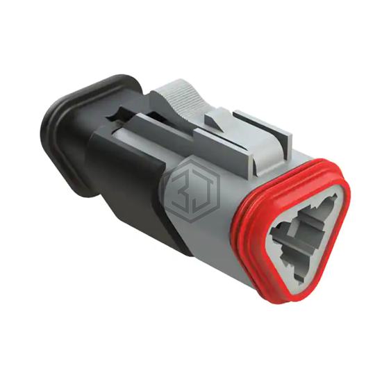 AT06-3S-SR01GRY - Amphenol Sine Systems Corp - Rectangular Connectors - Housings